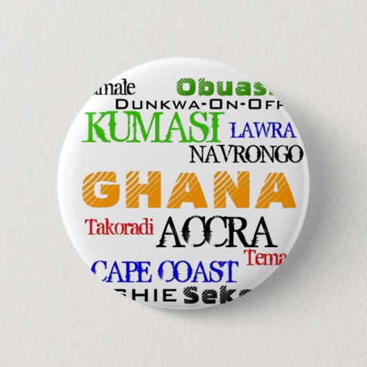African_Urban Custom Ronde Button 5,7 Cm (Voorkant)