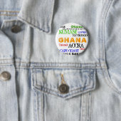 African_Urban Custom Ronde Button 5,7 Cm (In situ)