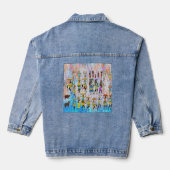 African Village Denim Jacket (Achterkant)