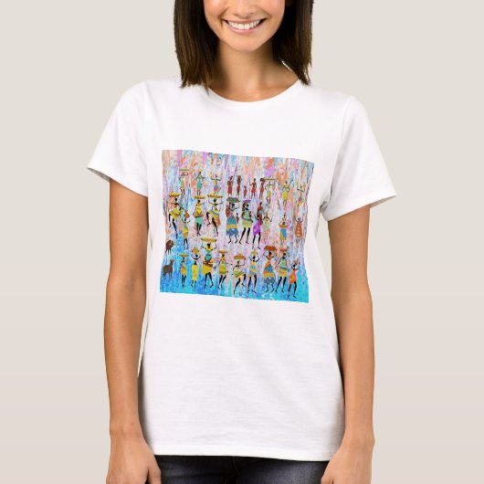 African Village T-shirt (Voorkant)