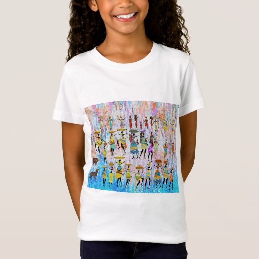African Village T-shirt (Voorkant)