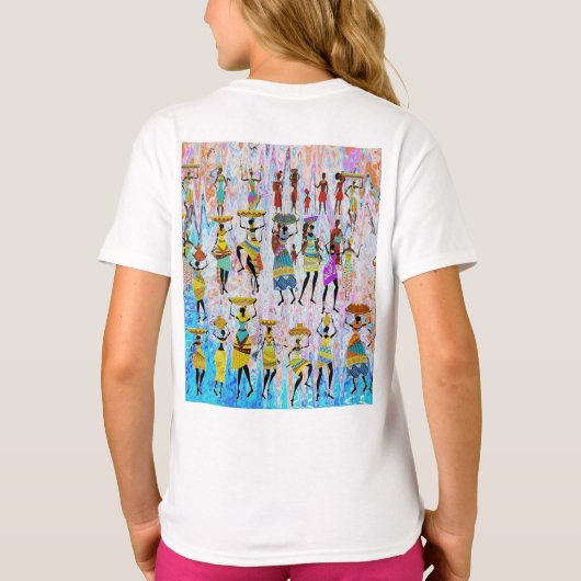 African Village T-shirt (Achterkant)