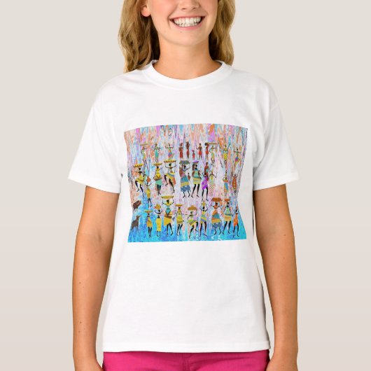 African Village T-shirt (Voorkant)