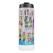 African Village Thermosbeker (Voorkant)
