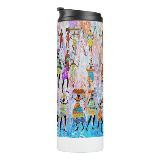 African Village Thermosbeker (Geroteerd rechts)