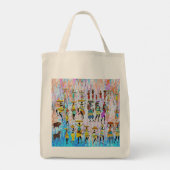 African Village Tote Bag (Achterkant)
