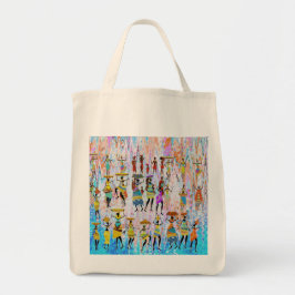 African Village Tote Bag