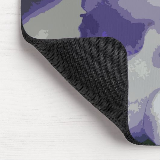 African Violet Abstract Mousepad Muismat (Hoek)