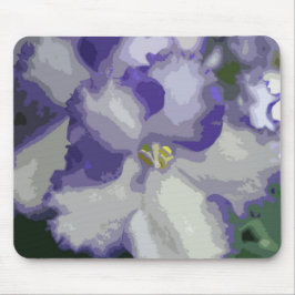 African Violet Abstract Mousepad Muismat