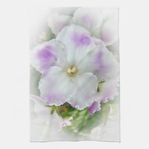 African Violet Blossom Theedoek