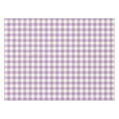 African Violet Gingham Pattern Check Tablecloth Tafelkleed (Voorkant (Horizontaal))