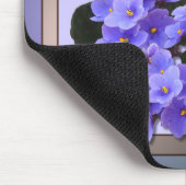 AFRICAN VIOLET Mousepad Muismat (Hoek)