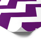 African Violet Safari Chevron met Pop Art Giraffe Poster (Hoek)