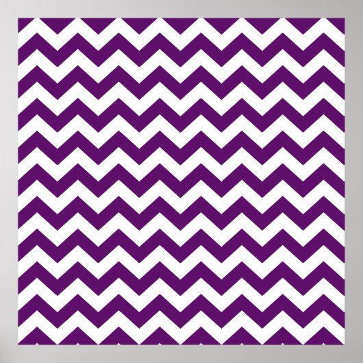 African Violet Safari Chevron Poster (Voorkant)