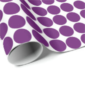 African Violet Safari Dot Cadeaupapier (Rol Hoek)