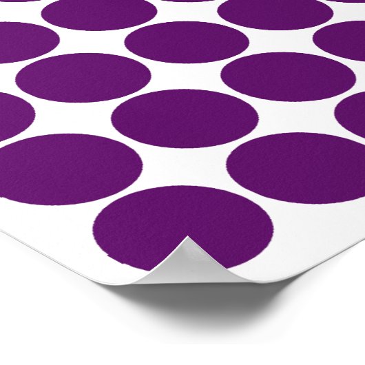 African Violet Safari Dot Poster (Hoek)