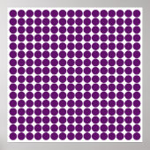 African Violet Safari Dot Poster (Voorkant)