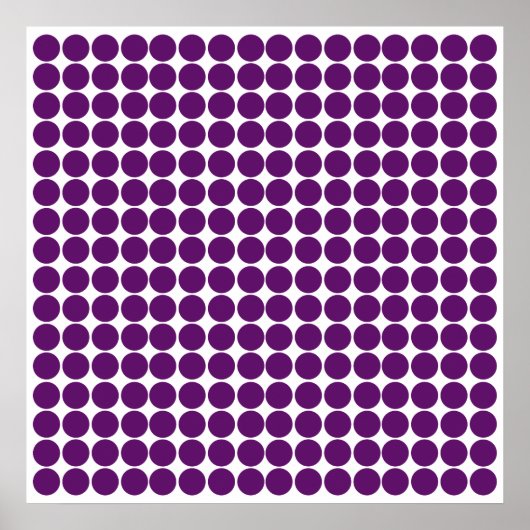 African Violet Safari Dot Poster (Voorkant)