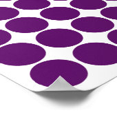 African Violet Safari Dot with Pop Art Elephant Poster (Hoek)