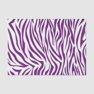 African Violet Safari Zebra Tissuepapier