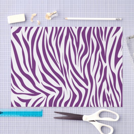 African Violet Safari Zebra Tissuepapier (Craft)
