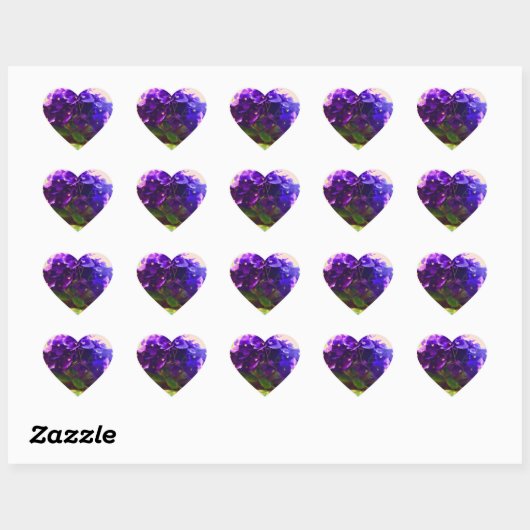 African Violets Flower Sticker (Vel)