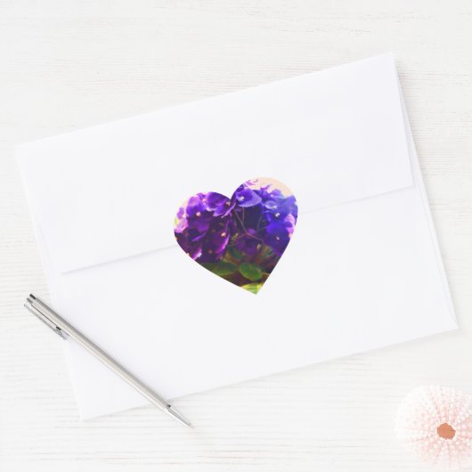 African Violets Flower Sticker (Envelop)
