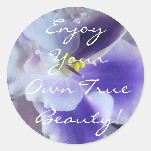 African Violets Sticker (Voorkant)