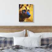 African Wild Dog Natuur Canvas Afdruk (Insitu (Slaapkamer))