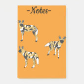African Wild Dogs Post-it® Notes (Voorkant)