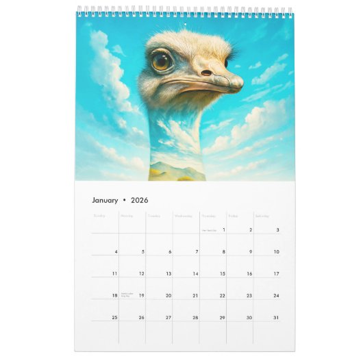 African Wildlife Calendar – Big Five & Iconic Kalender (Jan 2026)