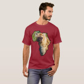 African Wildlife Continent Spotted Hyena T-shirt (Voorkant volledig)