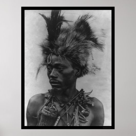 African Witch Doctor 1920 Poster (Voorkant)