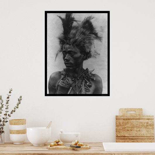 African Witch Doctor 1920 Poster (Keuken)