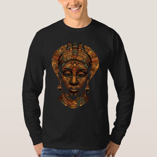 African with pan africanism symbolism t-shirt (Voorkant)