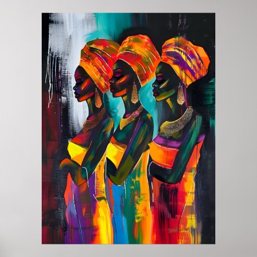 African Woman Poster (Voorkant)