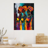 African Woman Poster (Keuken)