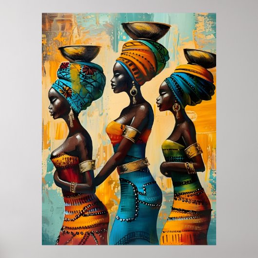 African Woman Poster (Voorkant)