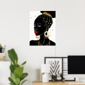 African Women Poster Kunst (Thuiskantoor)