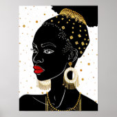 African Women Poster Kunst (Voorkant)