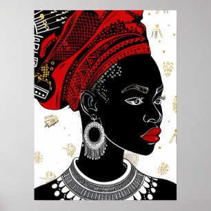 African Women Poster Kunst
