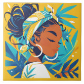 African Women Tile Tegeltje (Voorkant)