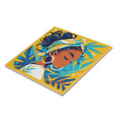 African Women Tile Tegeltje (Zijkant)