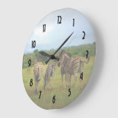 African Zebras on a Savannah Safari Grote Klok (Hoek)