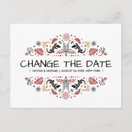 Africana | Ankara Kente Lizard wijziging plannen Aankondigingskaart