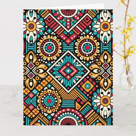 Africana Vibrance Essence Kaart (Gele Bloem)