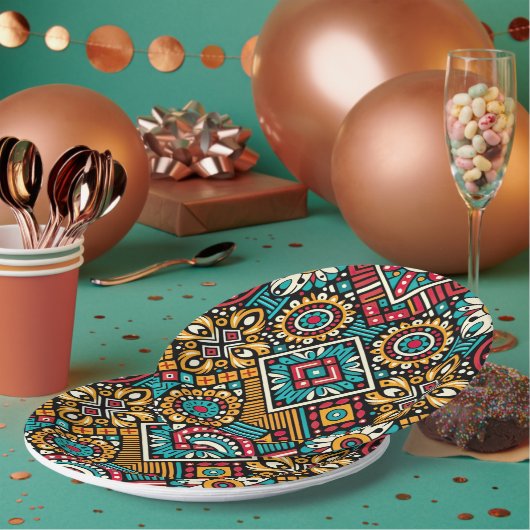 Africana Vibrance Essence Papieren Bordje (Multi)