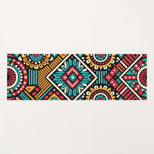 Africana Vibrance Essence Yogamat (Voorkant (horizontaal))