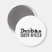 Africankoko Custom Collectie(Durban, Zuid-Afrika) Magneet (Voorkant / Achterkant)
