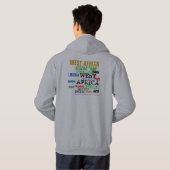 AFRICANKOKO CUSTOM (West-afrika, afrika, nigeria,  Hoodie (Achterkant volledig)